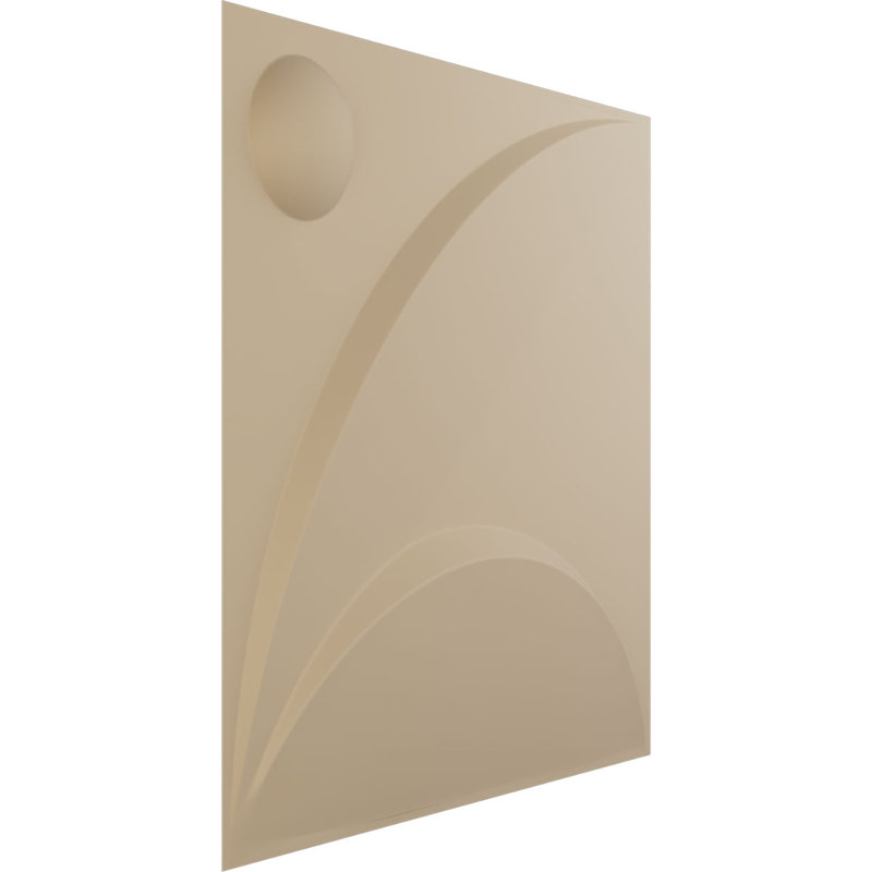 Panneau mural blanc 19,625 "H x 19,625", UltraCover Satin Smokey Beige