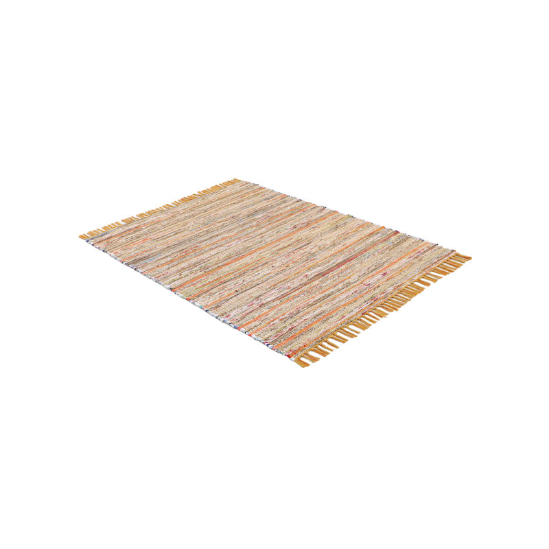 Chindi Hand Woven Kilim Yellow Rug, Rectangle 200 x 290cm