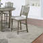Dining Table X High Chairs Pcs Counter Height Dining Set Dining Room Furniture Plush Upholstered Fabric Seat