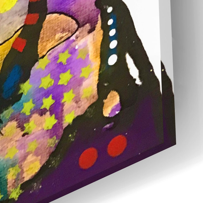 Latitude Run® «Dont parler» par Dean Russo Studios, art mural en verre acrylique, ACR-40121, H 16 po x l 24 po x P 0,2 po