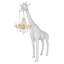 Grande sculpture de girafe