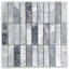 12 in. x 12 in. Grid Marble Tile-79872554