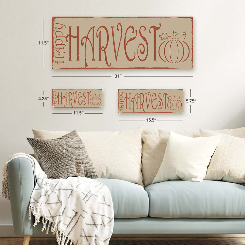 Thanksgiving Banners, 4.25" H x 11.5" W x 0.04" D