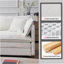 Canapé modulaire modulaire, canapé rembourré, canapé 3 places avec repose-pieds-685955051