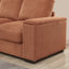 Canapé modulaire polyvalent en forme de U avec repose-pieds mobile et rangement pour accoudoirs, pour les espaces de vie modernes-304486992