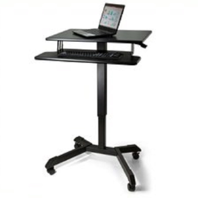 Geneveve Adjustable Metal Base Computer Desk