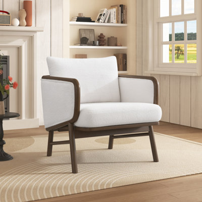 Chaise d'appoint en tissu Sherpa