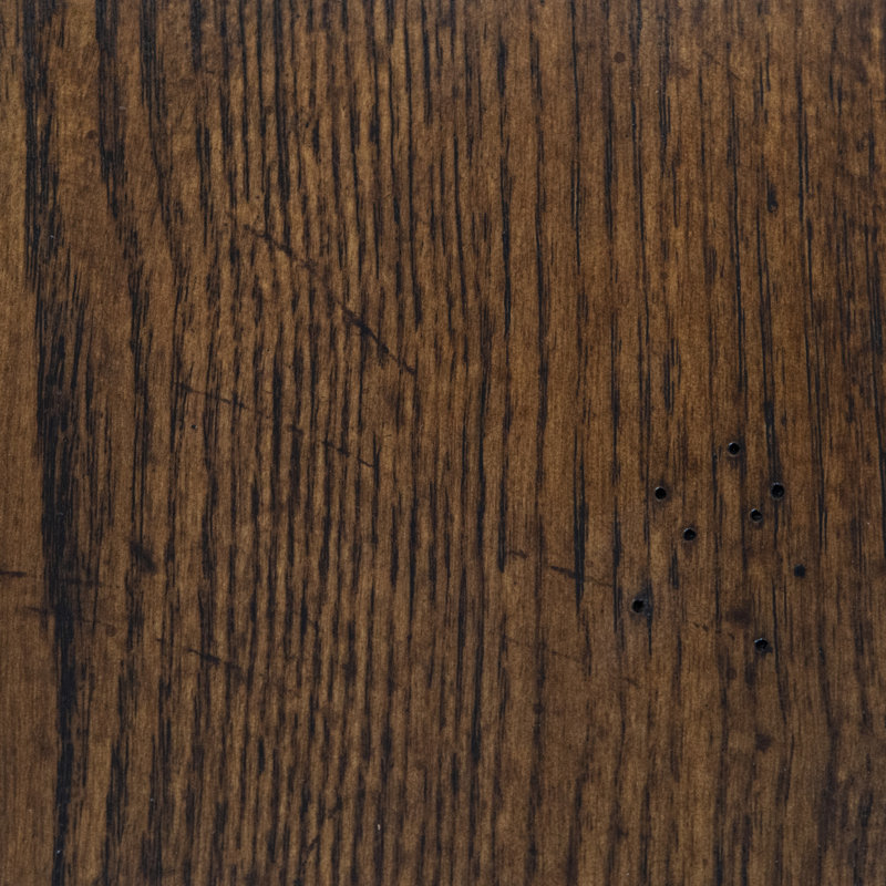 Solid Wood Top End Table with Storage
