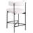 Hisayo Upholstered Counter Stool with Iron Frame-88514416