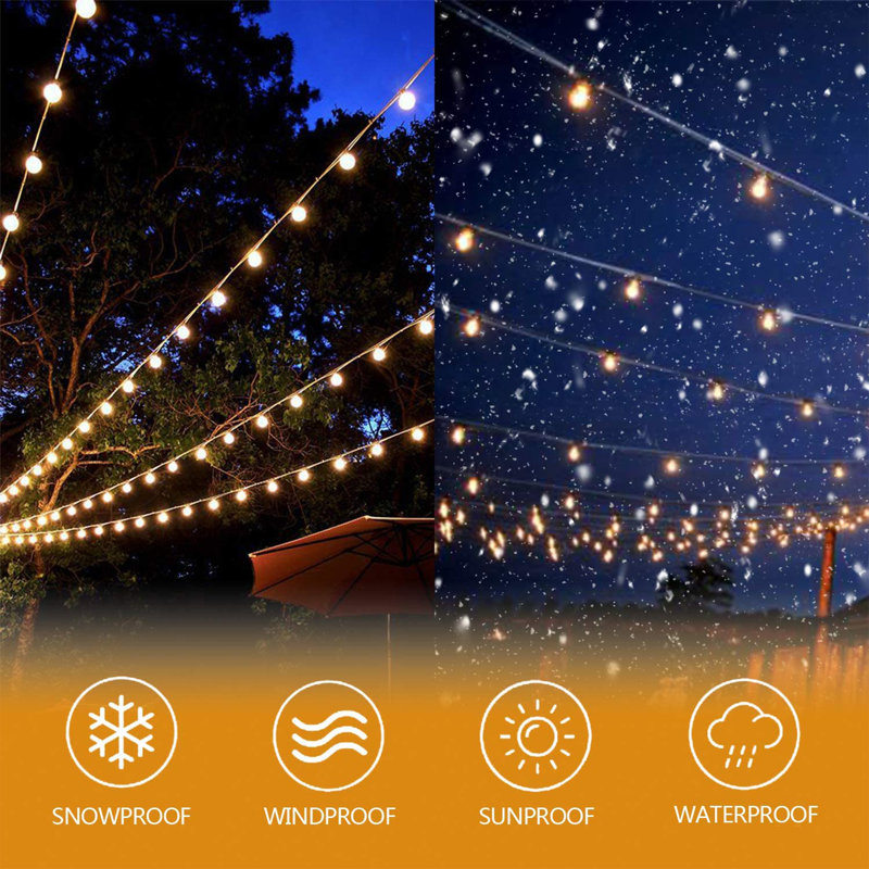 50 - Bulb 1200'' Plug-in String Light