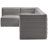 Enso Velvet L-Shaped Sectional Reversible-1312223276