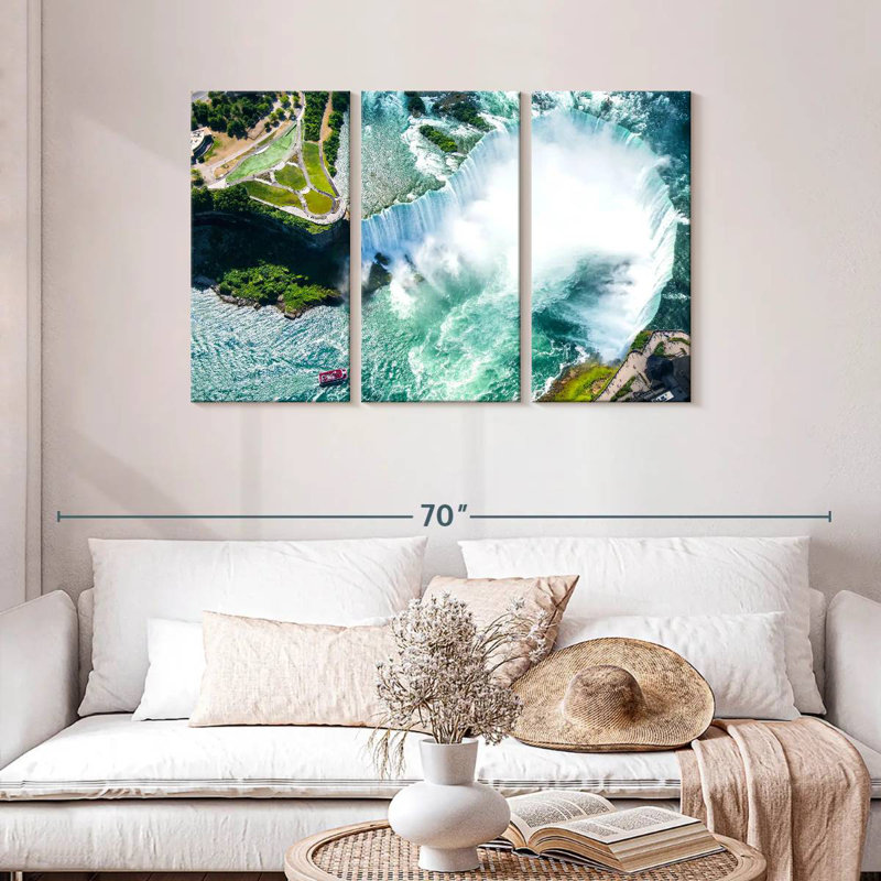 Alvord Niagara Falls From Above, 28" H x 45" W
