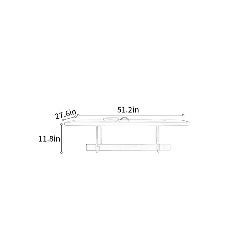 Modern Cream Style Coffee Table