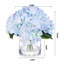 Faux Silk Hydrangea Arrangement in Vase-289541458
