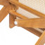 Ensemble de deux chaises de salle à manger et de cuisine charmantes Chandigarh au design en rotin naturel pour une élégance intemporelle