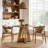 Square Wood Dining Table-325645933