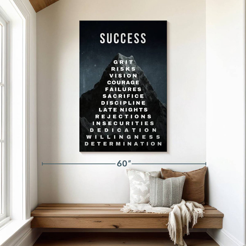 Success Mountain I, 48" H x 32" W