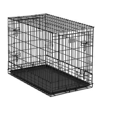 Collapsible Pet Crate with 2 Doors