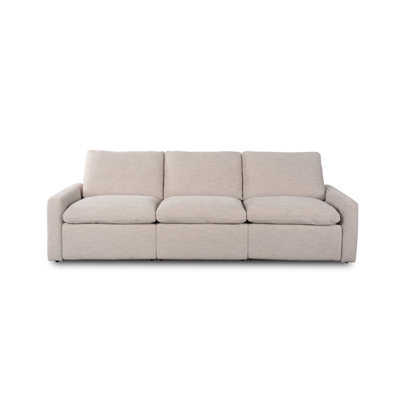 Tillery Power Reclining Sofa, Laken Stone Performance Weave