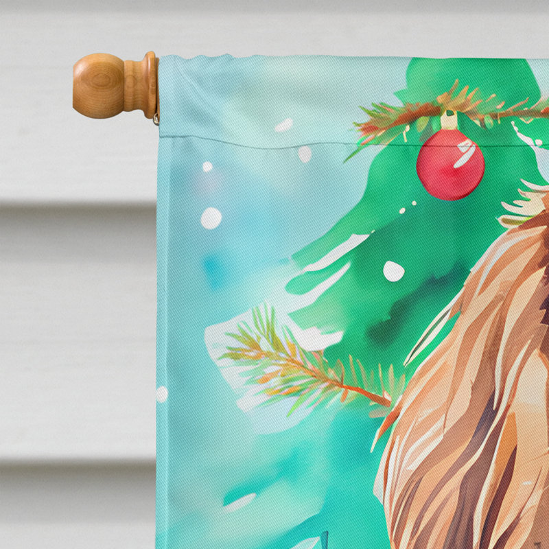 Double Sided Polyester Christmas, 40'' H x 28'' W