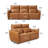 Leather Wall Hugger & Zero-Gravity 3+2 Seater Power Reclining Living Room Set  With USB & Type-C Ports-840031067