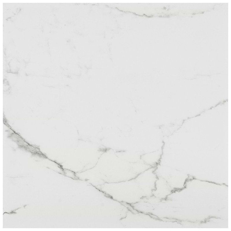 Dreamstone 24X24 Matte Porcelain Tile, Statuario Venato Matte