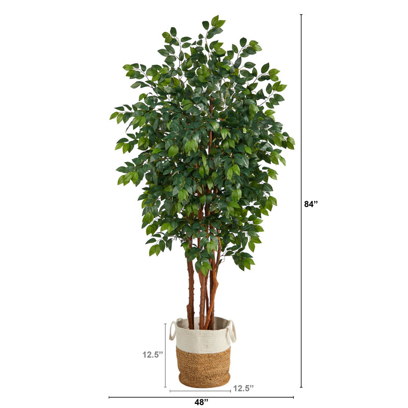 84'' Faux Foliage Tree in Planter