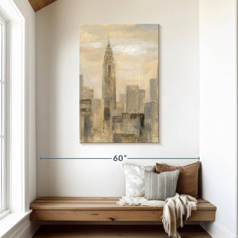 Lilie City Blocks I, 45" H x 30" W