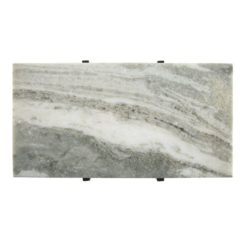Table de bout Quinto, Gris / bronze