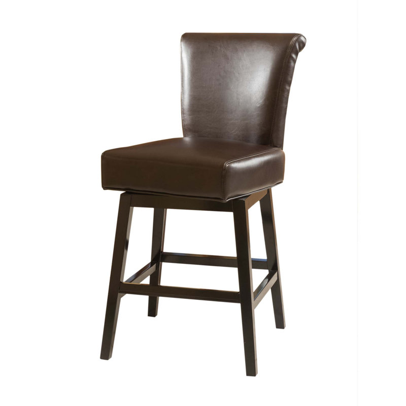 Cheeseman Swivel Stool, Brown, Counter Stool (27. 5" Seat Height )