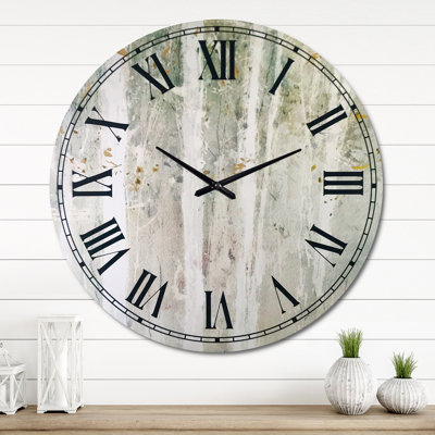 A Woodland Walk into the Forest V - Traditional wall clock