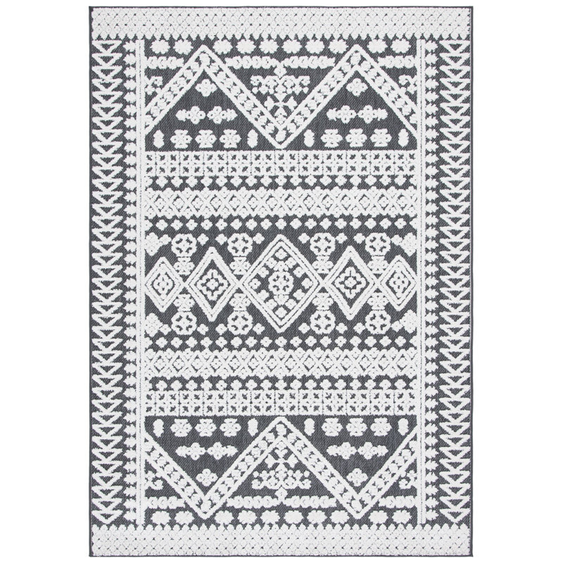 Doe Performance Geometric Rug, Rectangle 3' x 5'