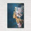  «Gold On Blue Couture» par Design Fabrikken, art mural en métal-1296509621