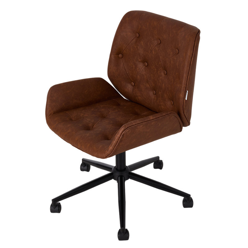 chenille office chair, Brown