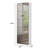 Modern Arc Design Shoe Cabinet With Full-Length Mirror