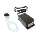 Kingston Brass Gourmetier Dual Outlet Garbage Disposal Air Switch Kit