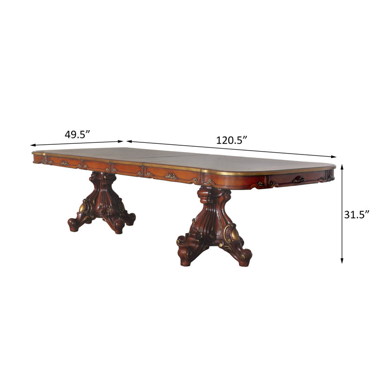 Edicott Honey Oak Rectangular Extendable Dining Table