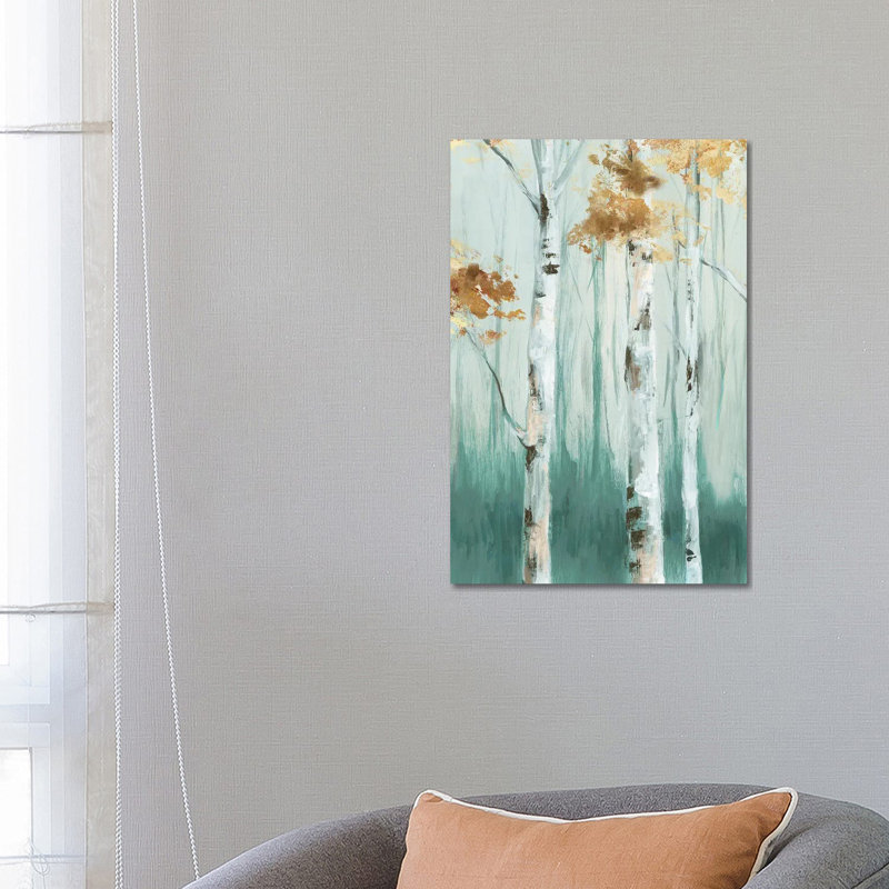 Birch Ale II by Eva Watts - Wrapped Canvas Painting, 66.04 cm H x 45.72 cm W x 1.91 cm D