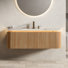 Lavabo de comptoir en marbre artificiel Vici 30