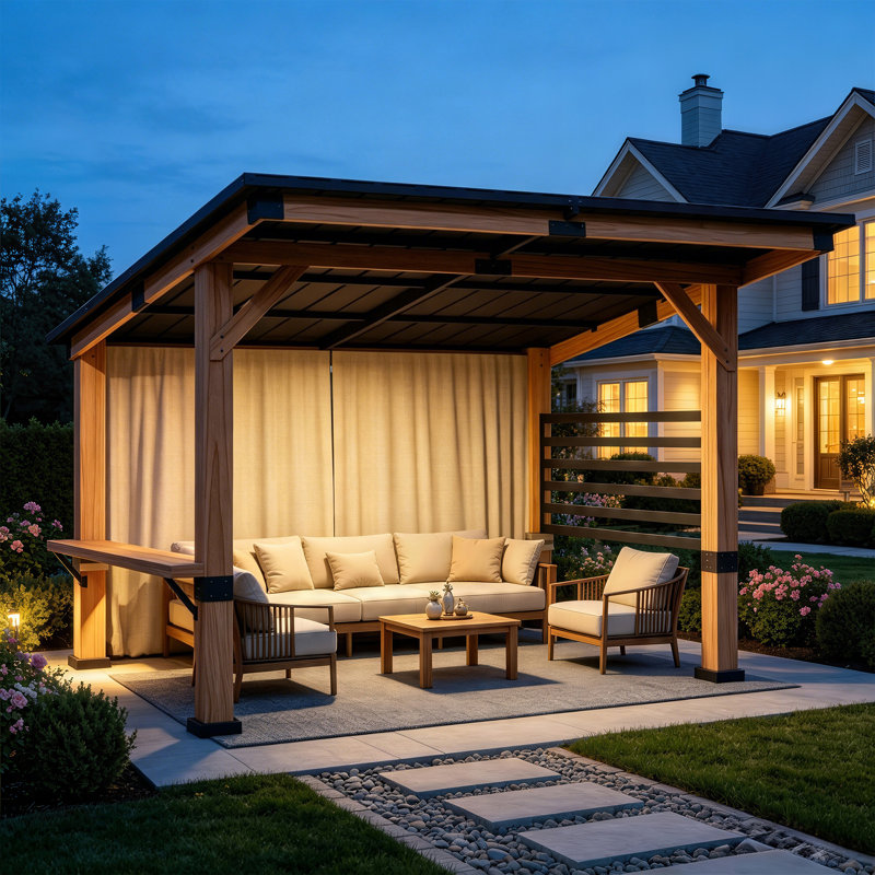 Pavillon de jardin en bois massif Joyside
