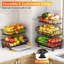 58cm H x 40cm W Rolling Cart with Wheels