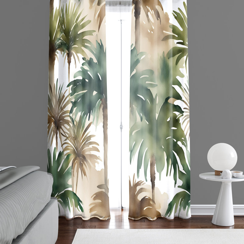 Paire de rideaux semi-transparents Haberfield, L 20 po x L 52 po
