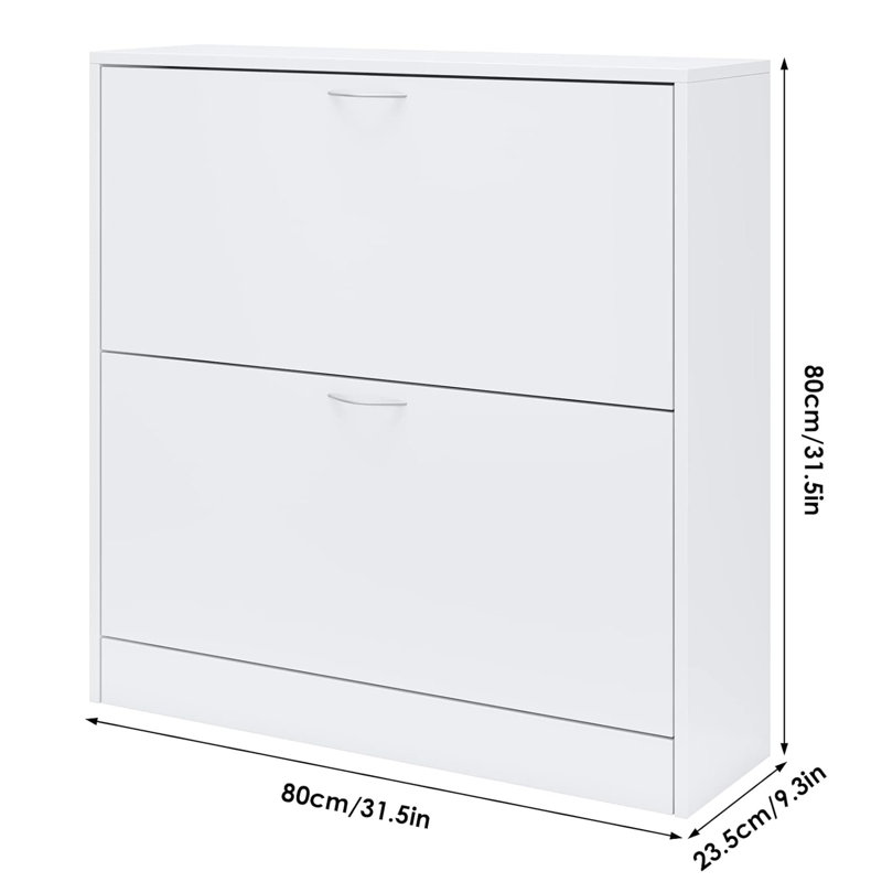 16 Pair Flip Down Shoe Storage