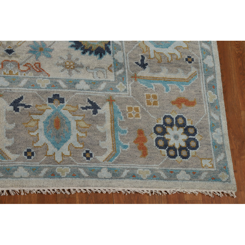 Handmade Wool Oushak Indian Area Rug 9x12