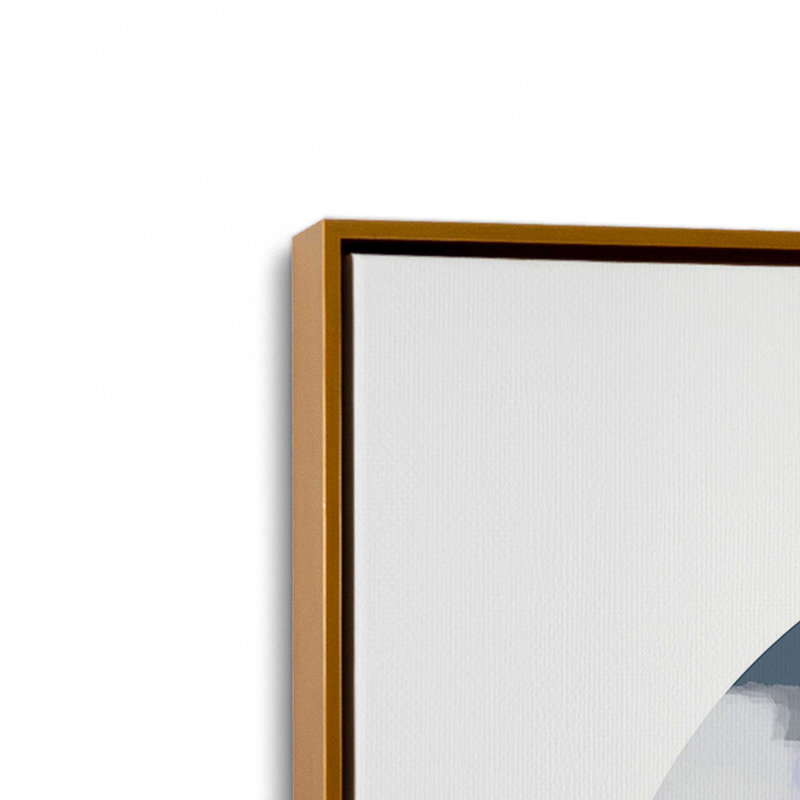 «Space Rocket Print», impression sur toile Galaxy Outer Space par Art Like Wow, Impression encadrée sans passe-partout, Doré
