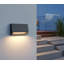 Graphite 6cm H Integrated LED Outdoor Sconce