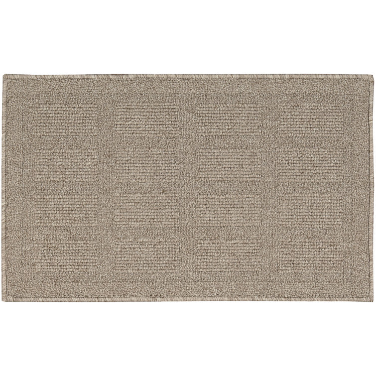 Tapis taupe touffeté à la main Seema