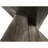 Fiber Concrete And Cement Weathered Oak Finish Accent Table With Natural Style Attraction, 13X13x17 Inches Dimensions, 20 Lbs Weight, 40 Load, No Assembly Needed In Design, Weight Capacity,