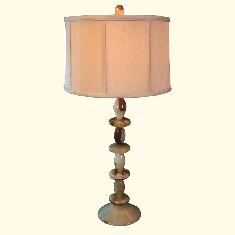 Chartreuse Onyx Table Lamp