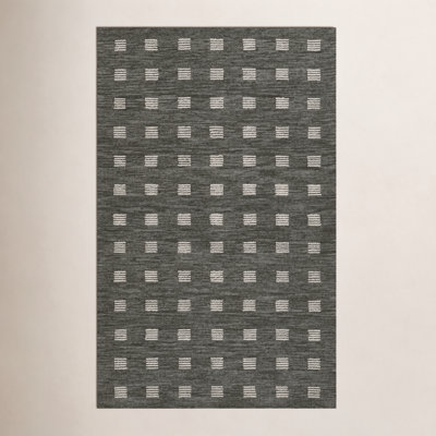 Lanora Hand-Tufted Geometric Wool Rug